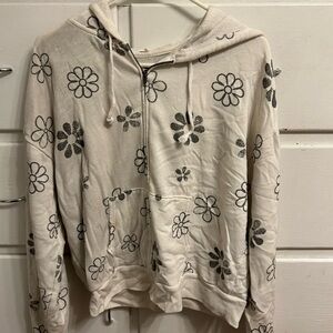 SO Full-Zip Hoodie with Floral Accents